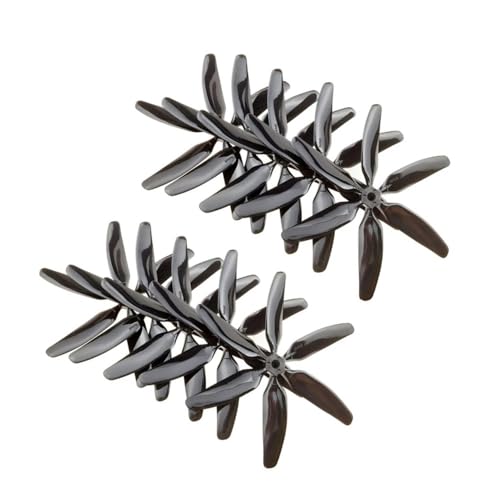 Hélices 5040 à 6 pales pour drone FPV quadrirotor en PC haute résistance (5 paires)