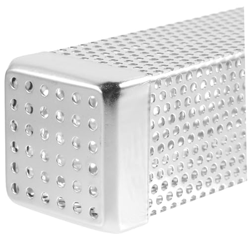 TINEASUR Caja De Ahumado De Acero Inoxidable Para Carne y Pescado Accesorios Para Parrilla Uso Barbacoas Al Aire Astillas De Madera - imagen 8