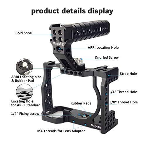 Image of A7iii /A7riii /A7m3 /A7R Mark III /ILCE-7RM3 Camera Cage Rig