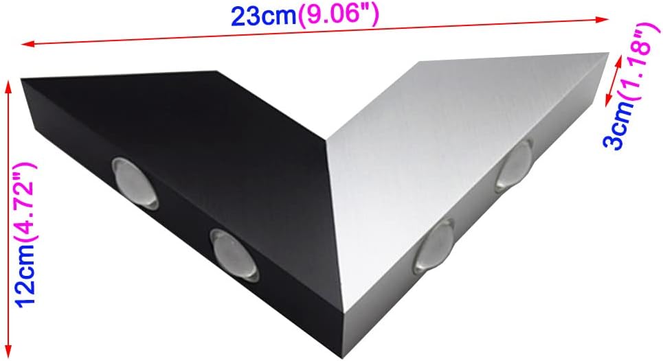 6W Dimmable LED Wall Sconce Light Fixture Bulb Modern Lamp High Power Warm White