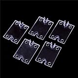 5PCS Safety Cover Case for Single Phase Solid State Relay SSR Clear Plastic Cover 2.36' x 1.73'Solid State Relay SSR Cover