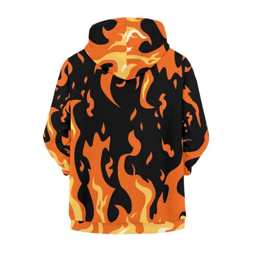 Image of Biyejit Kids Novelty 3D Graphic Printed Hooded Sweatshirt
