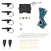 Lawnoval 12V Central Locking Kit with Remote Keyless Entry and 4 Actuators, Metal Universal Car Door Lock System for 2/4 Door Vehicles #5