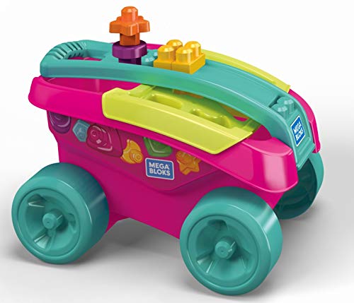Mega Mattel Bloks FVJ48 Bausteinwagen, 25 Teile, Pink – Bild 7