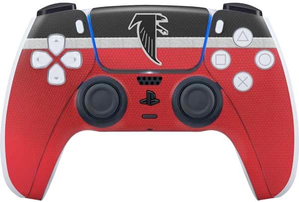 Skinit Decal Gaming Skin Compatible with PS5 Controller - Officially Licensed NFL Atlanta Falcons Design