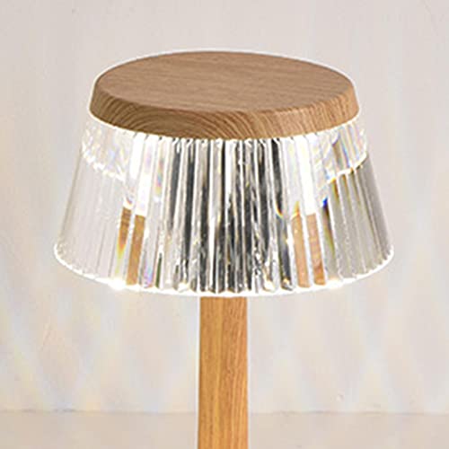 Image of (16 Color Portable Cordless LED Table Lamp with Touch Sensor - RGB Dimmable and Adjustable Brightness, Rechargeable Lamp with Remote Control, Desk Lamp for Living Room, Bedroom.
