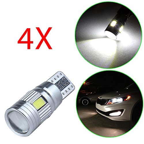 Cciyu T10 912 921 906 Led Bulbs Error Free Led Backup Reverse Light Bulb Parking Lights License Plate Lights,4Pack #TOP7