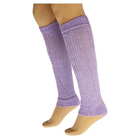 AWS Cotton Leg Warmers in Lilac Cover