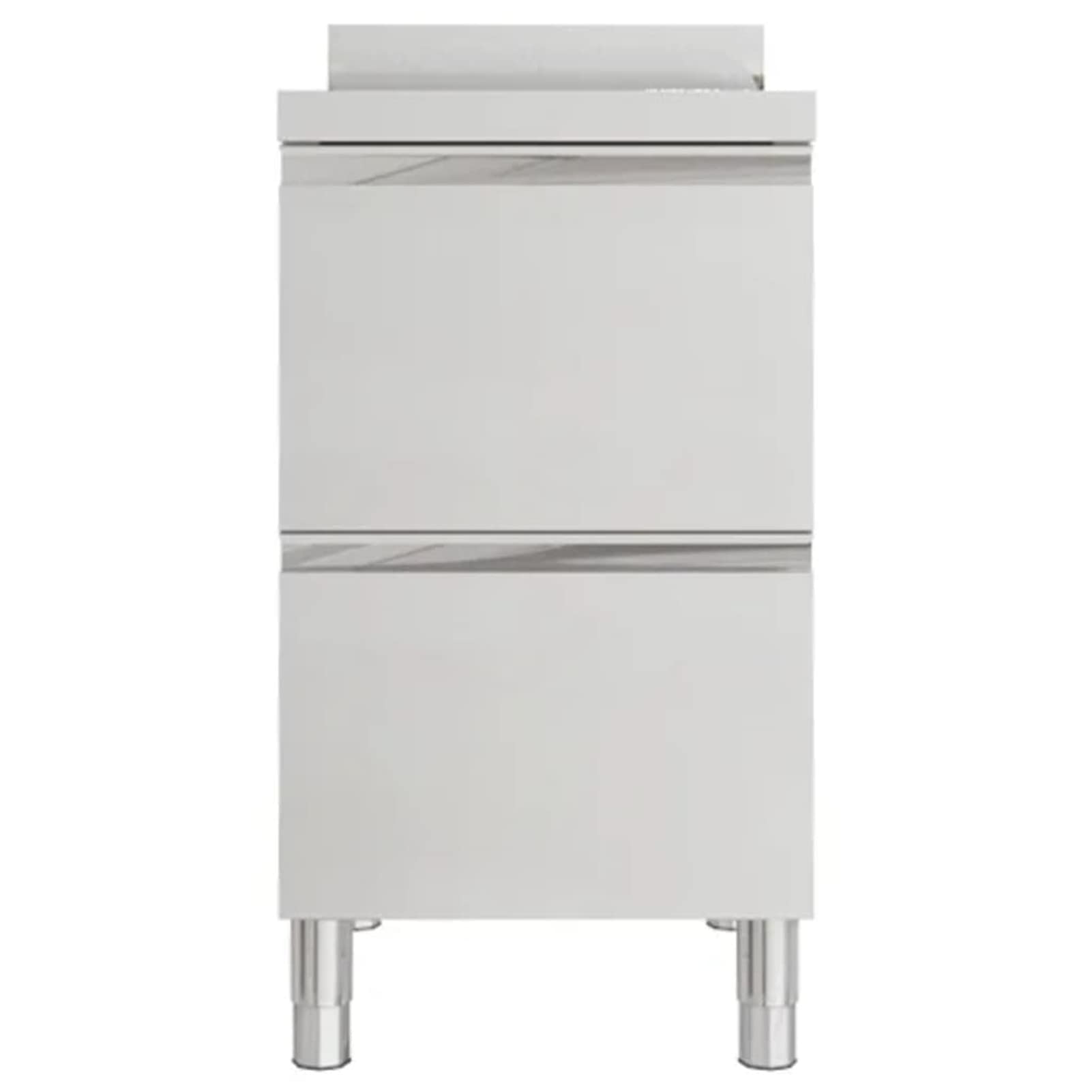 Homgoday Armadi da Cucina Commerciale con 2 Cassetti 2 Pezzi Inox Armadio Armadio con 2 Cassetti per Sala da Pranzo, Soggiorno, Ristorante, Hotel