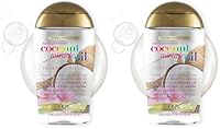 Ogx Extra Strength Damage Remedy + Hydrating & Repairing Coconut Miracle Hair Oil Penetrating Oil For Dry & Damaged Hair 100mL|Calms frizz & tame flyaways|Leaves hair silky soft &shiny (Pack of 2)