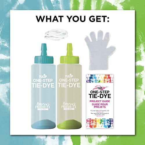 Tulip One-Step Tie Dye Kit, Mini, Neon, 2-Pack