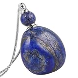 Como cada colgante está hecho a mano con piedra de cristal natural, puede haber ligeras variaciones en color, textura, tamaño y capacidad.