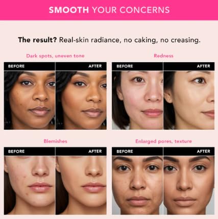 Doll 10 Peptide Bounce Flexible Foundation w/Marshmallow Extract – Hydrating Serum Cream Foundation for Mature Skin – Lightweight, Natural & Clean Makeup w/Medium Buildable Coverage - (Medium) - Image 6