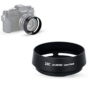 JJC Black Bayonet Metal Lens Hood for Fujifilm Fujinon XF 35mm f/2 R WR & XF 23mm f/2 R WR Lens on X-Pro2 X-Pro1 X-T2 X-T1 X-T20 X-T10 X-E2S X-M1 X-A3 X-A10, Replaces Fuji LH-XF35-2