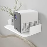 Wodsty Moderna mensola da parete per router, set-top box, proiettore n.