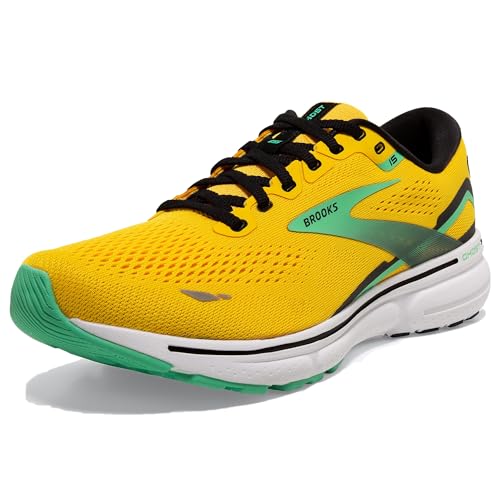 Brooks Herren Ghost 15 Sneaker, Lemon Chrome Black Sedona Salbei, 46 EU