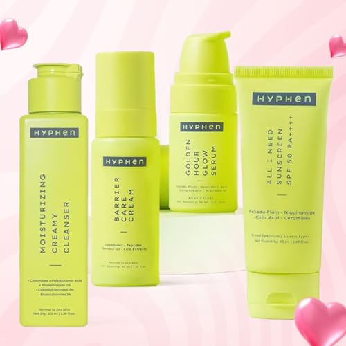 Image of Hyphen CSMS Normal to dry Skin Combo for Women and Men | Hyphen | Skincare Routine | Value Pack