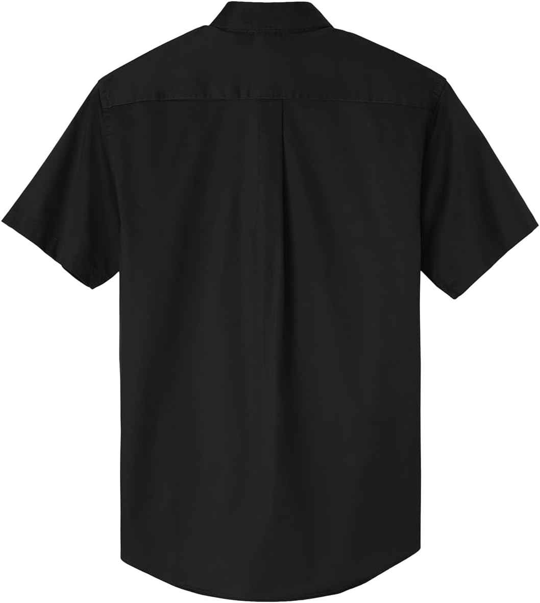 Joe's USA Men's Short Sleeve Wrinkle Resistant Easy Care Shirts in 15 Colors. Sizes XS-6XL