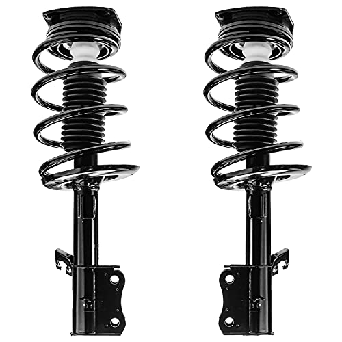 Image of Detroit Axle - Front Struts for 2007-2012 Nissan Sentra [Base, S, SL, SR] Complete 2 Struts with Coil Springs 2008 2009 2010 2011 Replacement Suspension Quick Install Ready Strut Shock Assembly