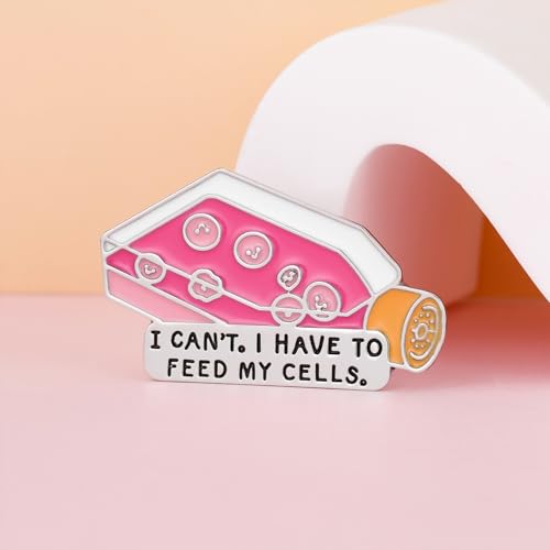 Image of Science and Medical Microscope Brooch,Colorful Enamel Lab Pin Jewelry for Scientists Laboratory Enthusiasts Badge Gifts
