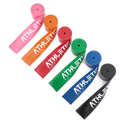 Floss Band + Übungsanleitung [2m] Flossing Band für Physiotherapie Triggerpunktbehandlung und zur Selbstmassage - Für Freizeitsportler und Leistungssportler geeignet (schwarz)