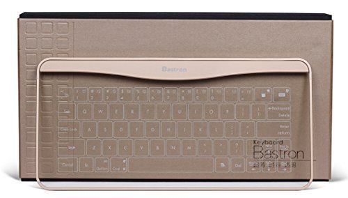 Bastron Ver.3 Transparent Touch Glass Keyboard with Mouse and Gesture Function (Gold)