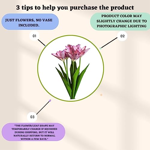 Image of SATYAM KRAFT 5 Pcs Lily Artificial Flower Sticks Gift for Diwali, Deepawali & New Year | Decoration for Home, Office, Corner, Bedroom, Pooja Room, Wedding, Events & Gifting (Pack of 5 Sticks) (Purple)