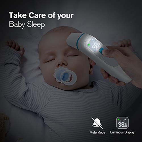 Infrared Thermometer for Adults, Forehead and Ear Thermometer for Fever, Baby Thermometer - Thumbnail 5