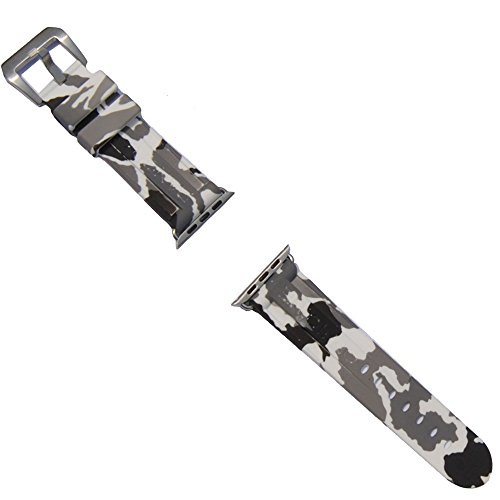 Silicone Watch Band Camo Compatible With Apple Watch Band 42Mm 44Mm, Soft Rubber Watchband With Quick Release Clasp Compatible For Apple Iwatch Series 6/Se 5 4 3 2 1 #TOP6