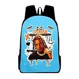 BINGTIESHA DD Osama 3D backpack Denim bag Rapper Unisex 3D Oxford Cloth Travel Harajuku Bag Backpack (YM8755A48)