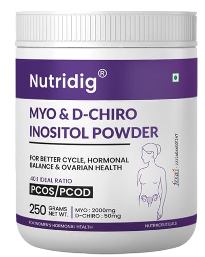 Image of Myo-Inositol & D-Chiro Inositol Powder 2050mg for Women - 40:1 Ideal Ratio | PCOS Care | Naturally Hormone Balance & Healthy Ovarian Support for Women - 250g