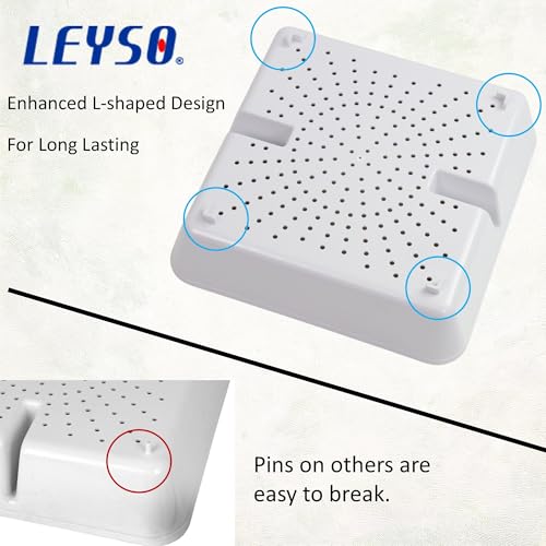 Colador para desagüe de piso en plástico ABS Leyso miniatura 3