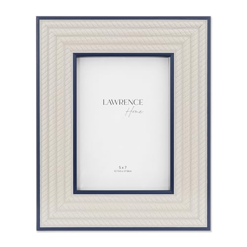 Navy Rope 5x7 Picture Frame