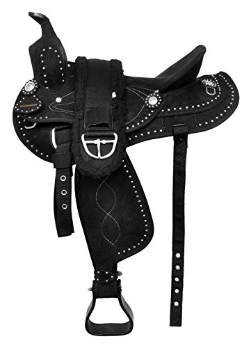 image for Cavalla HB. Enterprises Synthetic Western Adult Barrel Racing Horse Sa