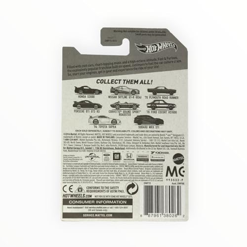 Hot Wheels Subaru WRX STI Fast & Furious - Azul miniatura 2