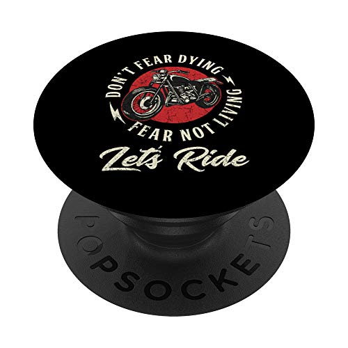 Les motards rétro n'ont pas peur de mourir PopSockets Support et Grip pour Smartphones et Tablettes Cover