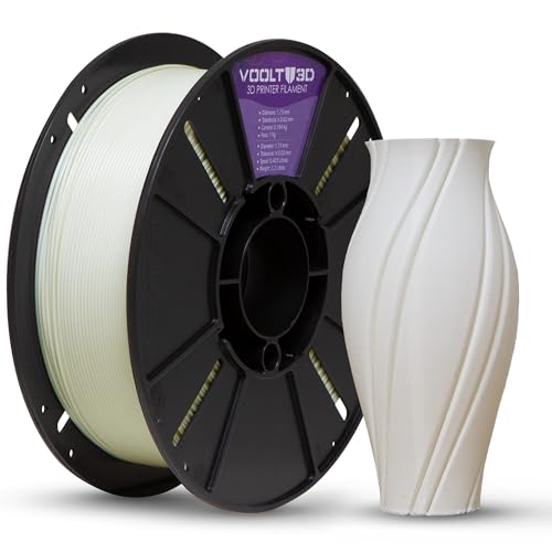Filamento PLA Branco Nevasca Premium 1kg, 1.75Mm, Para Impressoras 3D - Voolt3D
