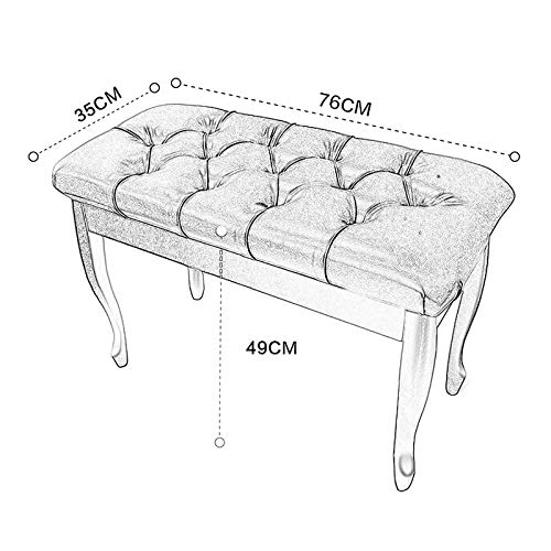 TEmkin Tabouret de Piano Banc de Piano à Hauteur Fixe Tabouret de Piano en Cuir Confortable, avec Coussin rembourré et Compartiment de Rangement pour partitions de Musique de Grande capac - Les Beatles, Paul McCartney, John Lennon, RIngo Starr, George Harrison TEmkin Tabouret de Piano Banc de Piano à Hauteur Fixe Tabouret de Piano en Cuir Confortable, avec Coussin rembourré et Compartiment de Rangement pour partitions de Musique de Grande capac – Image 8