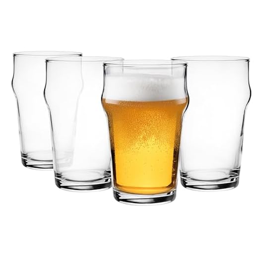 Glasmark KROSNO 1992 Lot de 4 verres à bière 300 ml Verres à bière Pils Stout Ale Verres pour bière Chope à bière Chope à bière Passe au lave-vaisselle