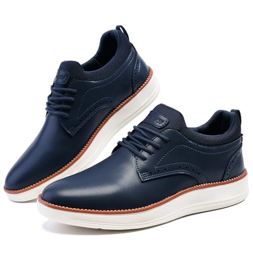 Image of Men's Dress Sneakers Oxfords Shoes Business Wingtip Casual Walking Brogue Shoes