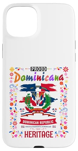 Idee per travestimenti da donna dominicana della Repubblica Dominicana Custodia per iPhone 15 Plus