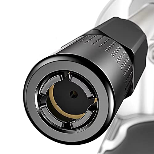 AMONENZ 2 Pieces Grease Gun Nozzle, Coupler for Grease Gun, No Oil Return, not Easy to Deform, Connection Diameter 9mm, Suitable for Hose, Hard Pipe - Image 3