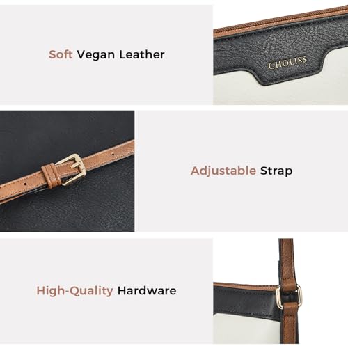 CHOLISS Crossbody Bags for Women, Purses for Women Handbags with Vegan Leather, Travel Purse Over Shoulder Bag4