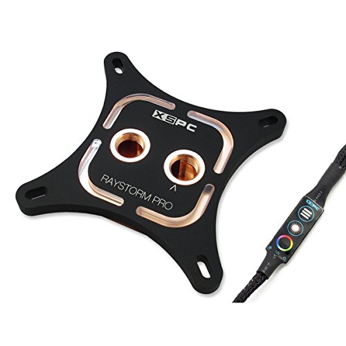 XSPC RayStorm RGB Pro Intel CPU Water Block Black