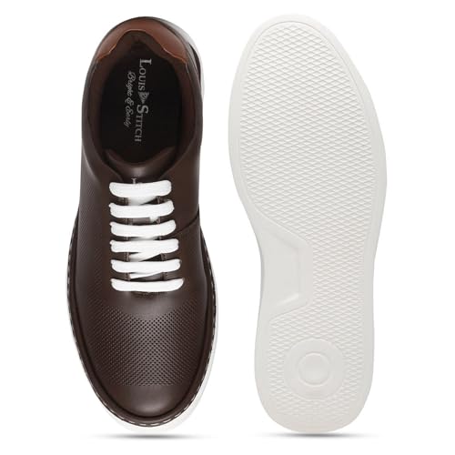 Image of LOUIS STITCH Play Men's Egyptian Black Fashion Sneakers for Men All Day Comfortable Wear (SNK-FSD)