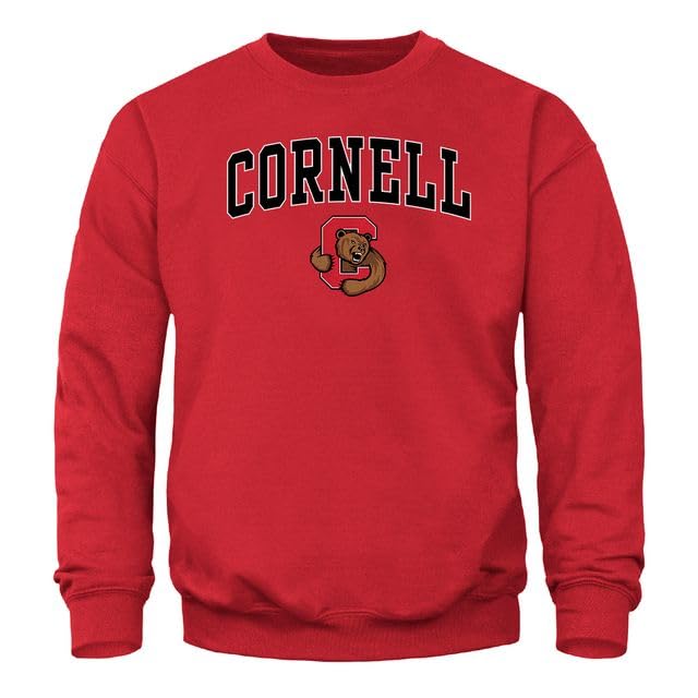 Barnesmith Cornell University Big Red Adult Unisex Crewneck Sweatshirt Spirit Red XX-Large