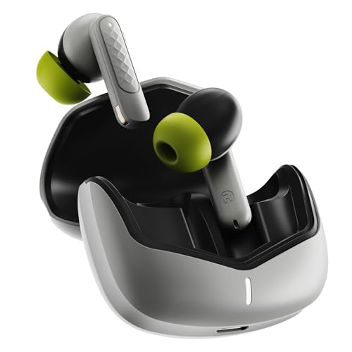 GOBOULT Z40 V2.0 with 70H Playtime, Quad Mic ENC, 45ms Low Latency, 13mm Bass, Legacy Continues, IPX5, Bluetooth 5.4, TWS Truly Wireless in Ear Earbuds (Onyx Grey)