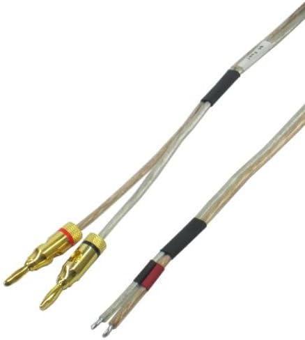 14 AWG Speaker Wire with Banana Plug Set on one end - 6 Foot