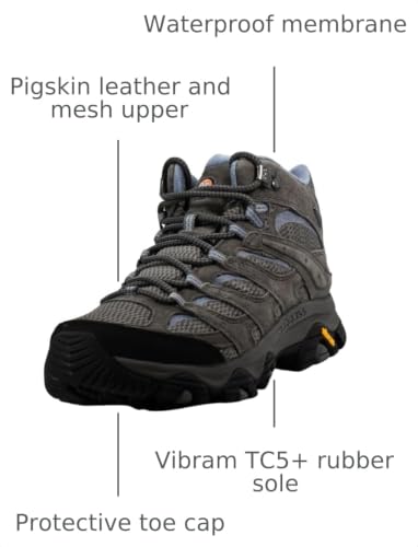Image of Merrell Women's Moab 3 Mid Waterproof Hiking Boots