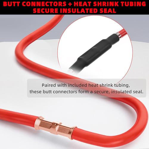 Conectores acampanados BAALA evitan fallos eléctricos en cables 14-12-10 AWG con termorretractil 4